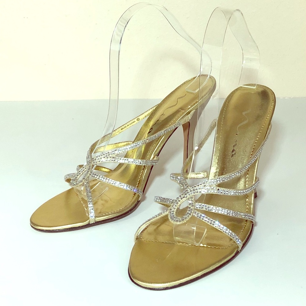 Mia Gold Sandals Size